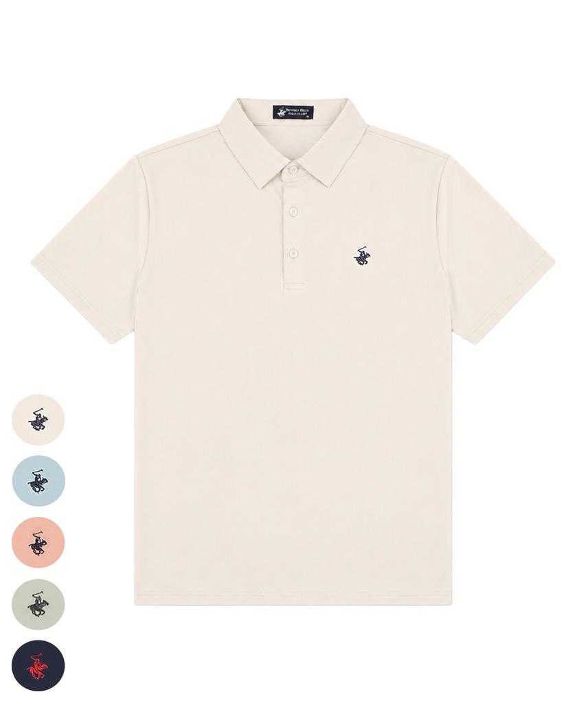 BHPOLOCLUB Men'S Cool Touch Minimal Collared T-Shirt 5 Colors Ts207