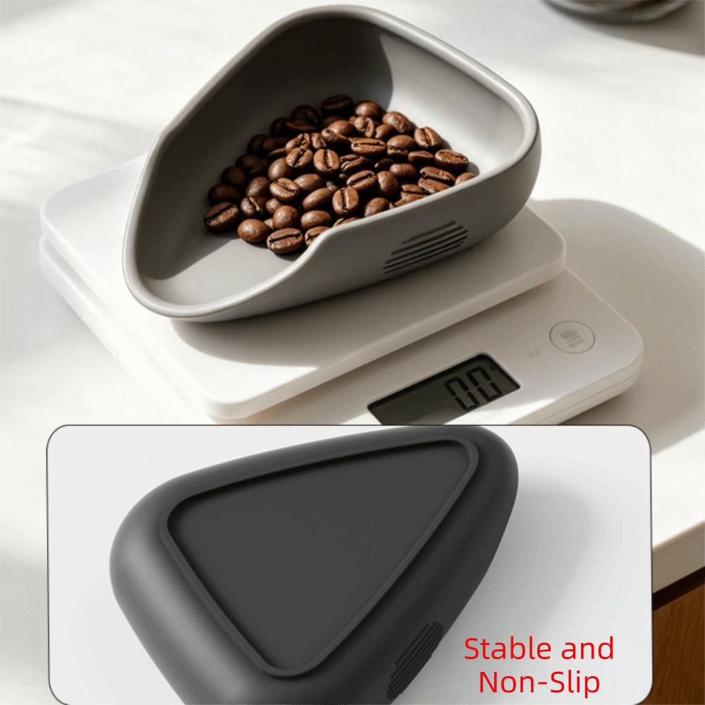 2PCS Crash-resistant Coffee Bean Weighing Dish Non-slip Coffee Bean Measuring Cup  Tea Leaf