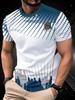 Fashion T-Shirts for Men 3D Print Men's T-Shirts Street Designer Short Sleeved Loose Oversized Tops Tees Daily Casual Sportswear