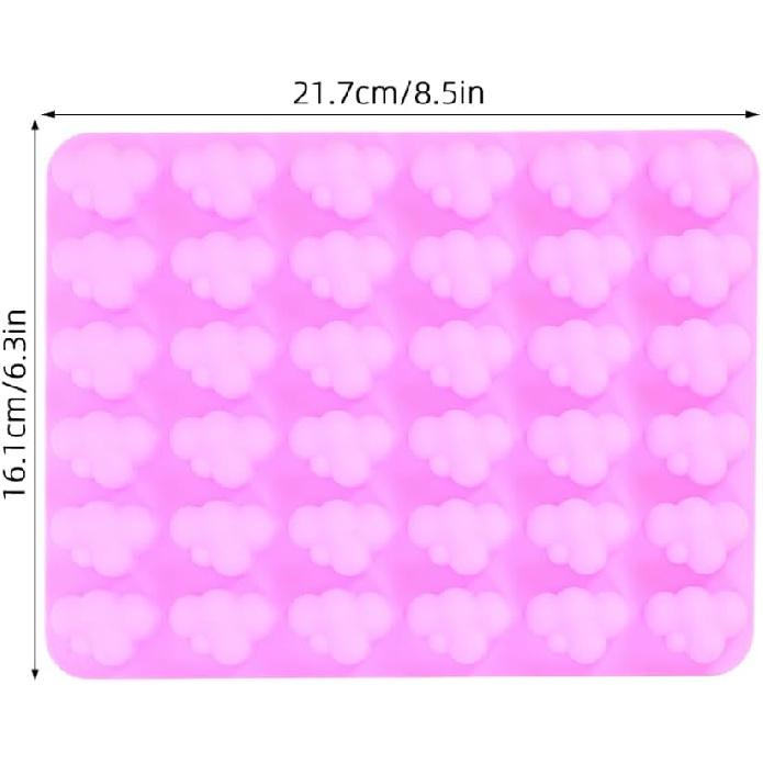 ABOOFAN 2 шт. Форма  Желейное Облако , Формы для Конфет, Силиконовые Формы для Помадки, Формы для Шоколада для Украшения Торта, Топпер для Кекса