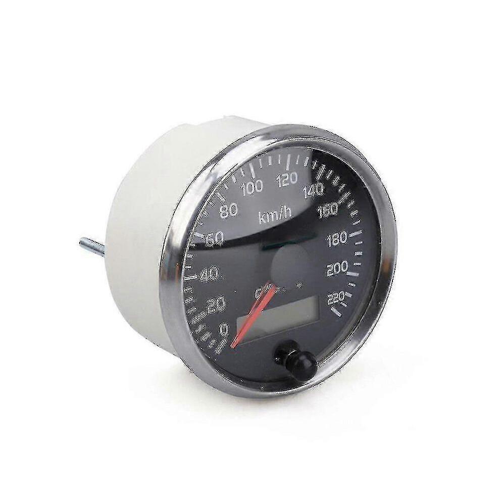 GPS tachometr 12V/24V 85mm 220km/h pro auto a motocykl