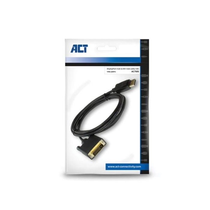 ACT Câble adaptateur DisplayPort vers DVI - 1.8 m