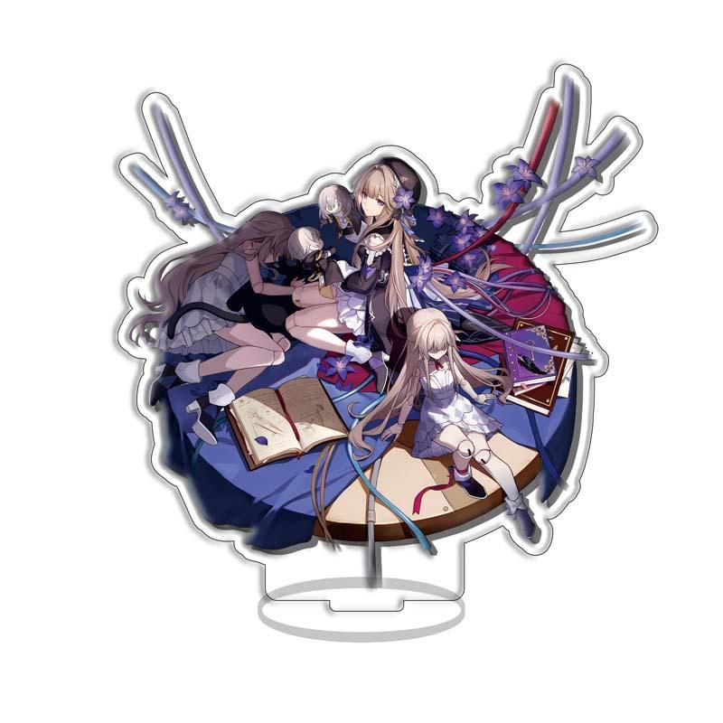 Mezzanine, Milk Tea Acrylic Standing Card, Ornament Game Merchandise 15Cm Desktop Decoration