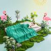 New Cool Polyester Cotton Air Conditioning Quilt Solid Color Minimalist Washable Machine Washable Skin-friendly Breathable