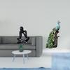 Abstract Figure Sculpture Decorative Peacock Statue Animal Collectible Desktop Ornament Modern