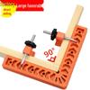 90° Right Angle L-Shaped Woodworking & Stone Ruler - Thickened Plastic Guide