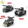 Non-Toxic Ww2 Military Tank 648Pcs 6In1 Building Blocks Set Truck Plane Army Bricks City Construction Toy For Children Kids Game