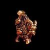 Brass Goat Dwarf Warrior Figurine Miniature Desktop Ornaments Retro Metal Models Statue Brass elderly deer riding ornament