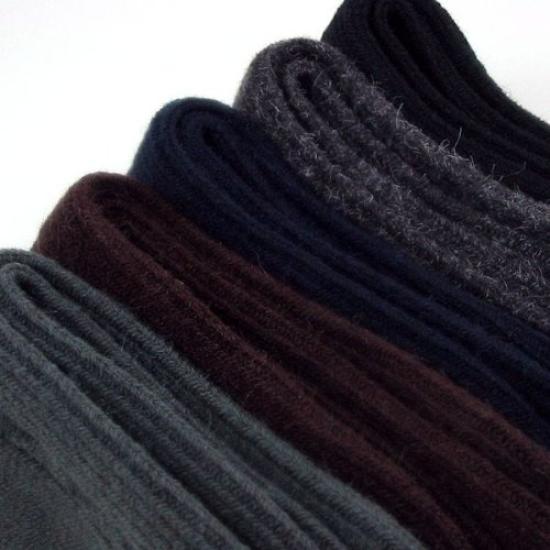Remocoro Warm Stretch Cable Made in Japan Assorted 5 Men's Socks, (23.0-28.0cm, Pairs)