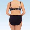 Women's Plus Size 5XL Polka Dot Print Bikini Set Sexy Push Up High Waisted Ruched Tummy Control Summer Beach Swimwear