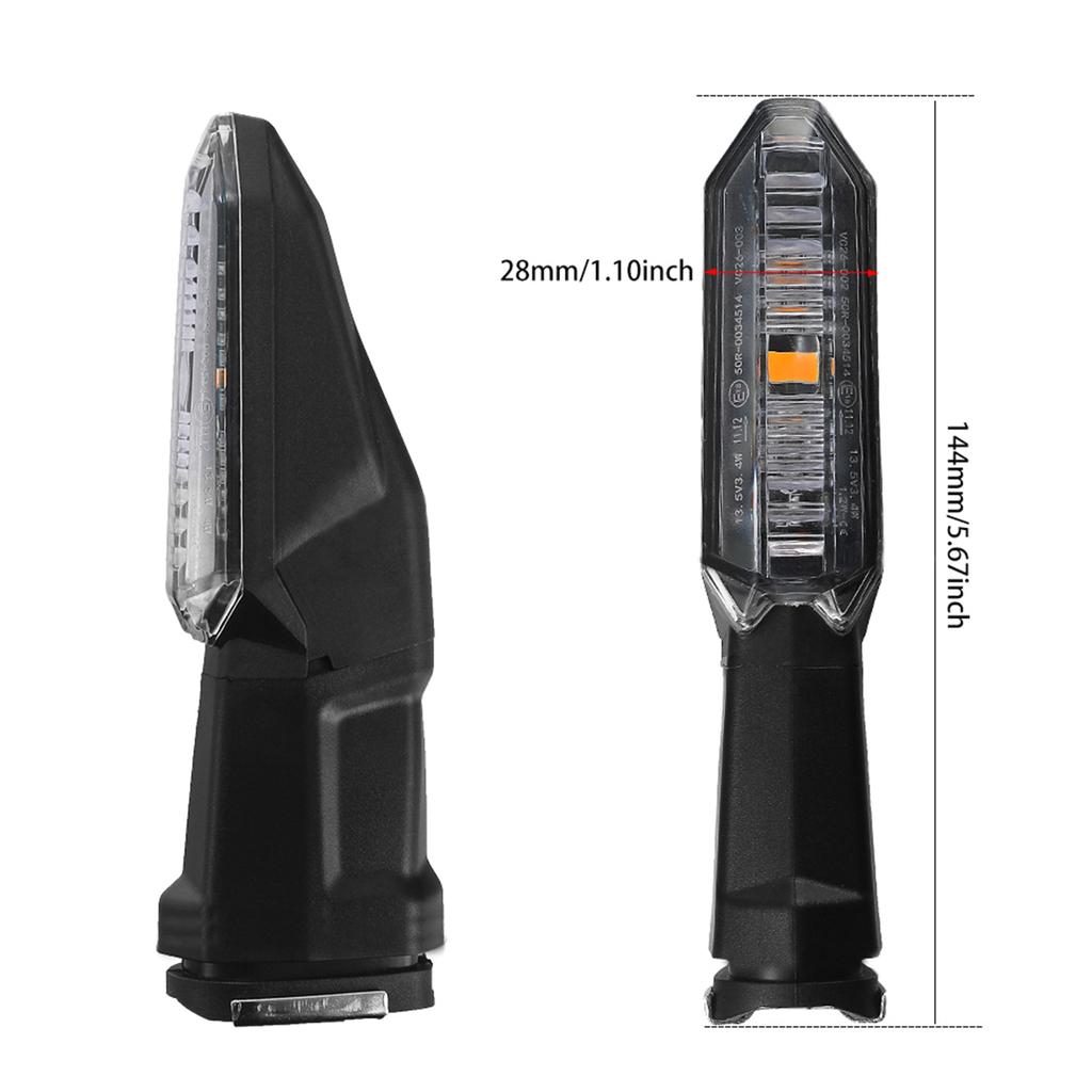 Motorcycles LED Lights Front Turn Signal/Blinker Running Light Indicators for Versys 650 1000 X250 X300 1 Pair