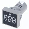 60-500V AC Digital Voltage Meter Indicator Light Square Panel Meter Panel LED Voltmeter