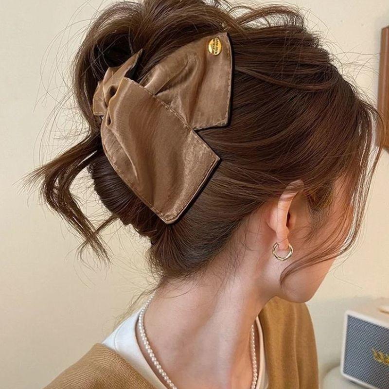 Stylish Triangular Hair Clip Korean Stripes for Sophisticated Updo 6