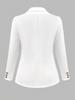 2024 Autumn/Winter Women's Solid Color Lapel Long Sleeve Slim Fit Jacket