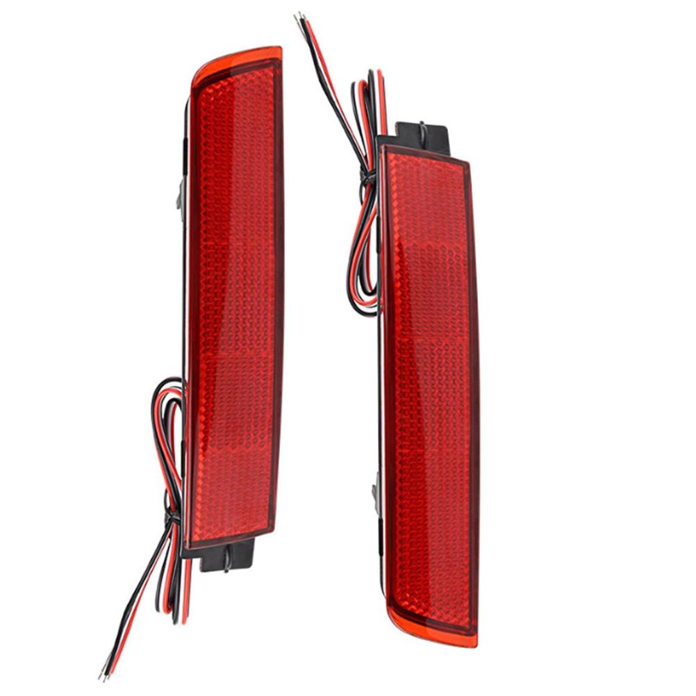 A13Z-Car Rear Bumper LED Tail Brake Light Reflector Light Lens For Nissan Juke/Murano/Infiniti FX35 FX37 FX50