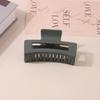 8.5CM x 10.5CM Rectangular Matte PS Hair Clip - Simple Shark Hair Accessory