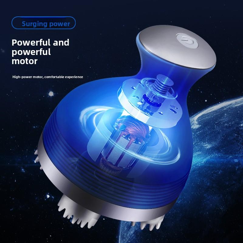 Wiederaufladbares Kopfmassagegerät für die Kopfhaut, Knetendes Haustiermassagegerät, Internet-Berühmtheit streichelt Katzen, Massagekrallen