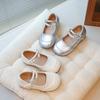 Girl Little Girl Leather Shoes Spring and Autumn New Children's Princess Shoes Soft Sole Women's Treasure Mary Jane Single Shoes Performance Shoes