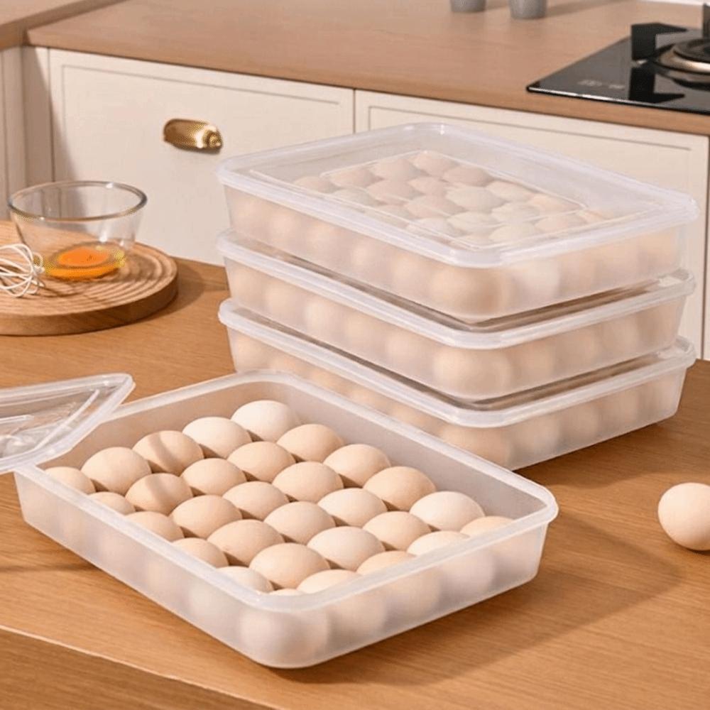 30 Grids Refrigerator Egg Holder Large Capacity Egg Tray Egg Storage Box Home Use