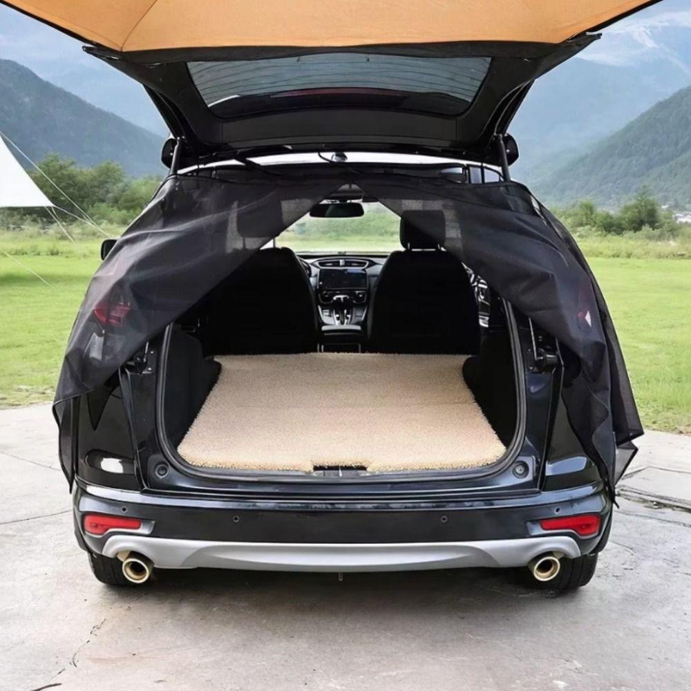 Belüftetes Magnetisches Auto-Kofferraum-Mückennetz Sonnenschutz SUV Heckklappen-Sichtschutz Camping