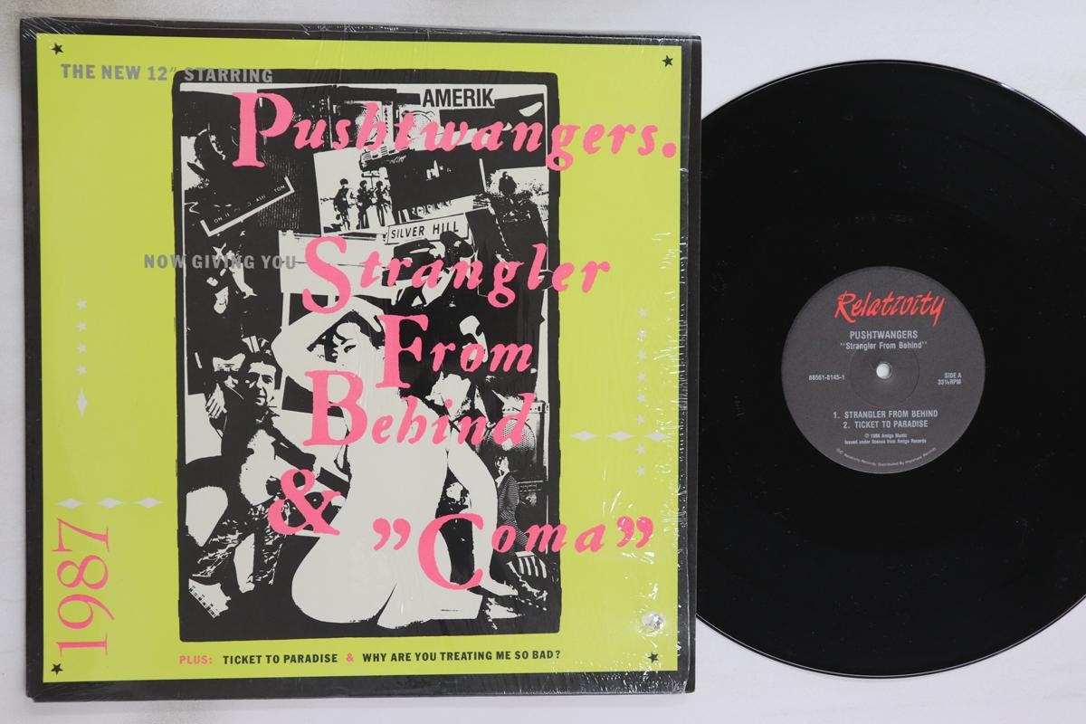 

12inch Record PUSHTWANGERS Strangler From Behind 8856181451 RELATIVITY 1986 US Rock Used