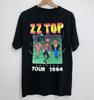 Vintage 90s 1994 ZZ Top Antenna Tour Short Sleeve Black All Size Shirt Unisex T-Shirt