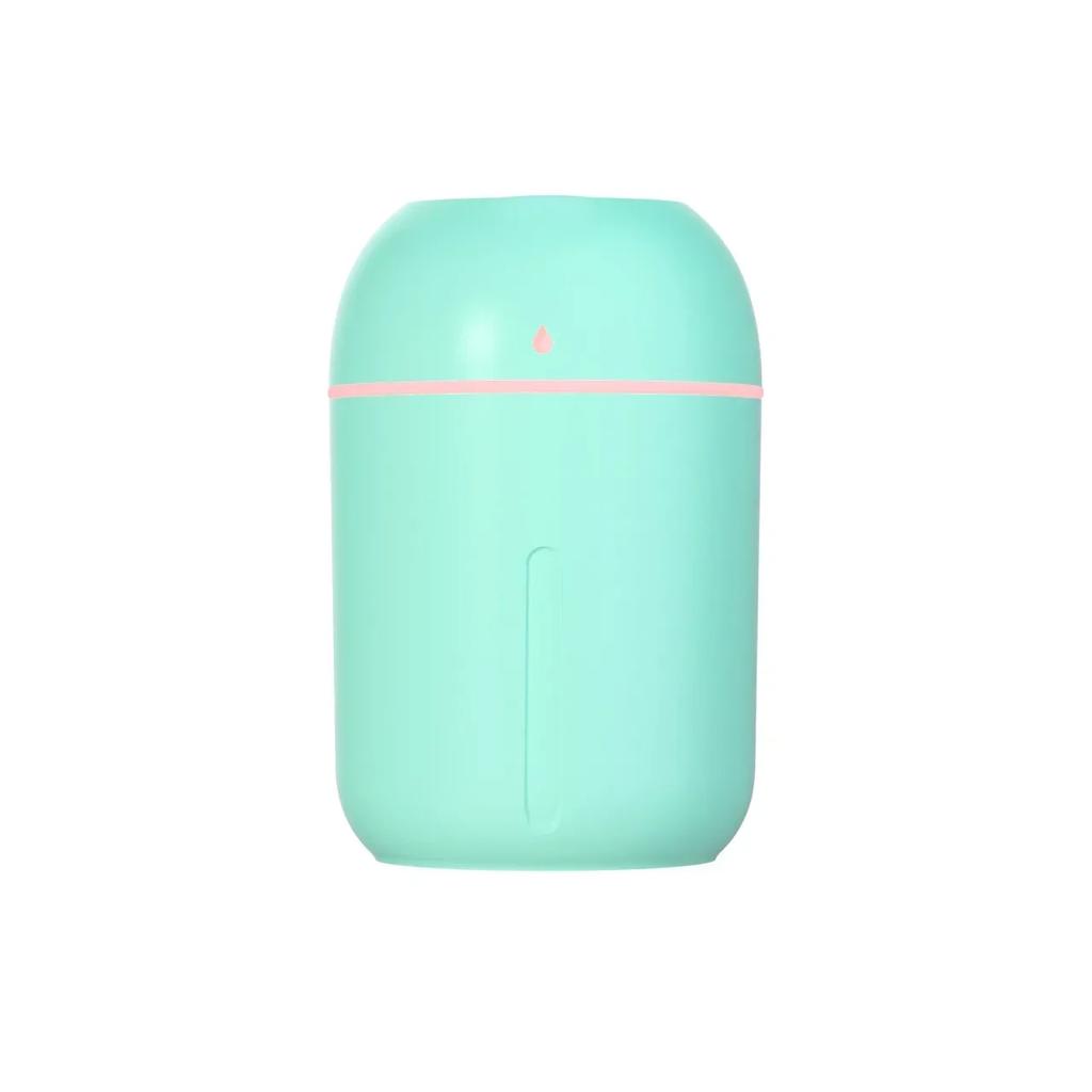 Mini Humidifier USB Plug Nanoscale Silent Streaming Ambient Light 330ML Mist Adjustable Portable For Car Office Household