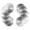 Wolfride 10-Piece Set of 45mm Rotary Cutter Replacement Blades, Circular Blades with Gradient Markings and Perforations, for Cutting Nonwoven Fabrics
