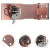 Durable Cabinet Hasp Latch for Doors 1Set Padlock Latch with Lock