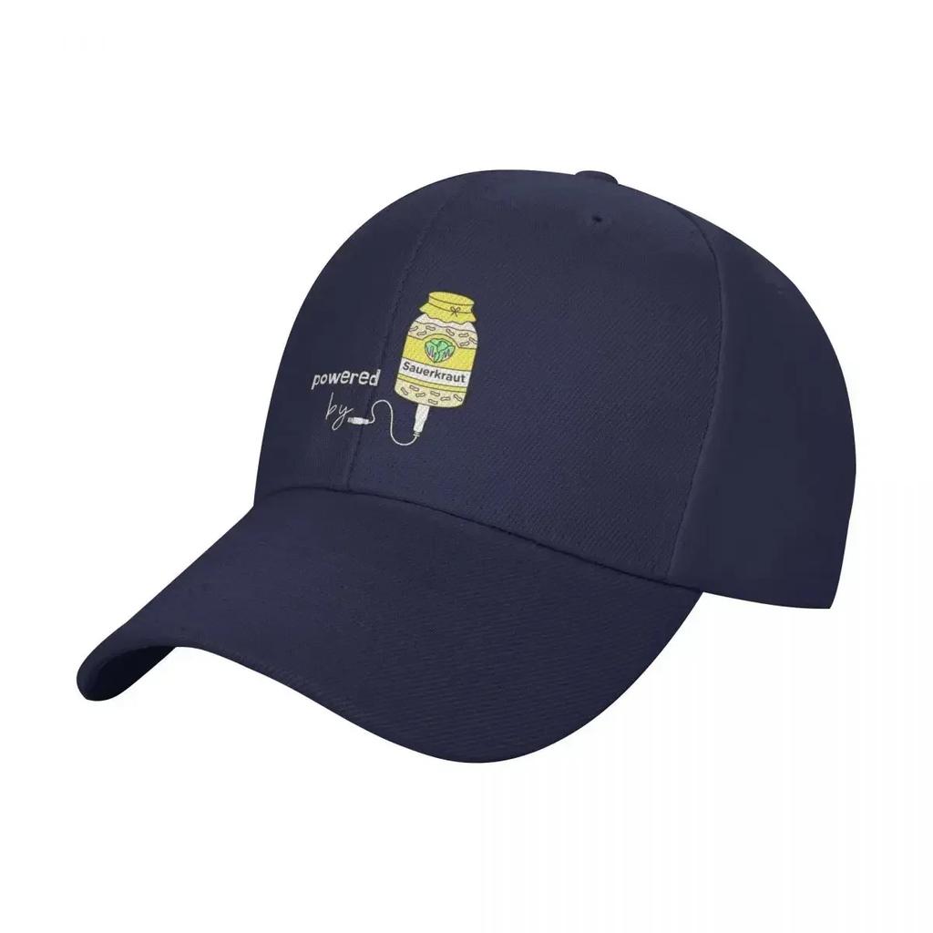 Powered By Sauerkraut Baseball Cap Tea Hat Horse Hat Womens Golf Clothing Unisexs