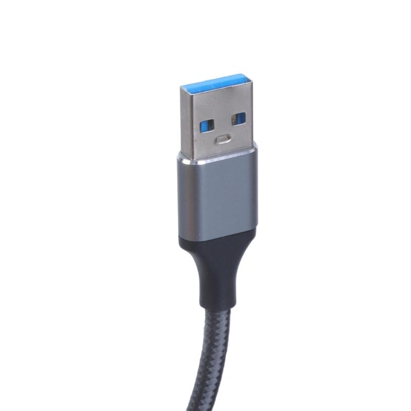 Cavo Sdoppiatore USB USB2.0 Maschio a 3 Porte Femmina Cavo Estensore Multiplo per Porta USB per Trasferimento Dati Ricarica di Alimentazione