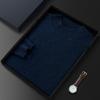 2023 Men's Plus Size Cashmere Sweater - Business Casual, Half-High Neck, Autumn/Winter Knit