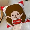 Cute M-Monchhichi   Pillowcase toon Gift Cushion Cover Bedroom Home Sofa Chair Seat Decor pillow case