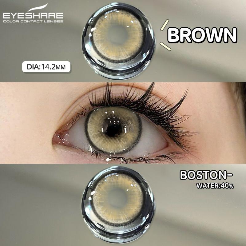 Eyeshare 1 Paar graue Farbige Kontaktlinsen natürliche Braune Linsen Puppenauge Blaue Kontakte Jährliche Schöne Make-up Augen Kontaktlinsen