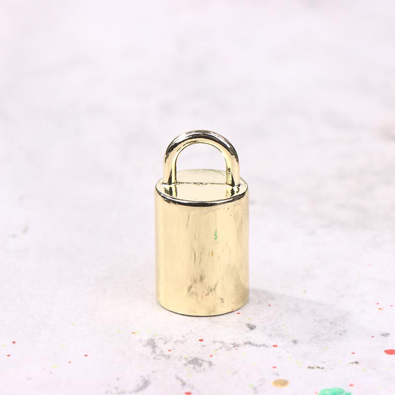 10 Stück 12/14 mm Metallschnallen Taschenriemen Quaste Kappe Quastenschnur Schnurstopper Verschlüsse DIY Hardware Zubehör