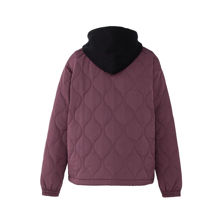Onitsuka Tiger Quilted Jacket Unisex Outerwear Burgundy 2183B416-600