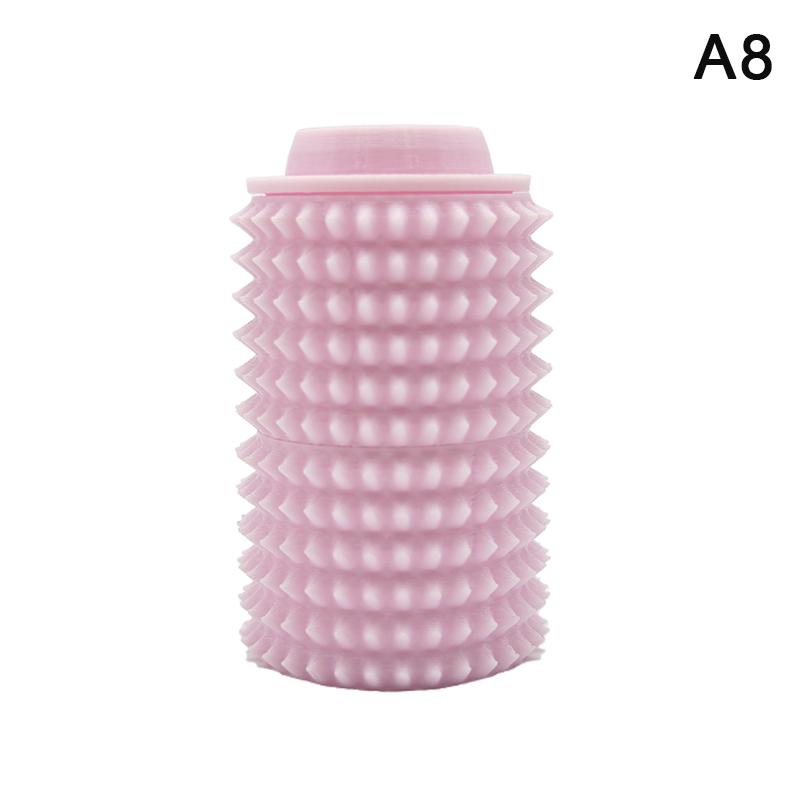 3D Printed Spiky Grippie Stim Click Toy Mini Fidget Rotatable Pressable Massager Stress Roller Anxiety Relief Gift Portable