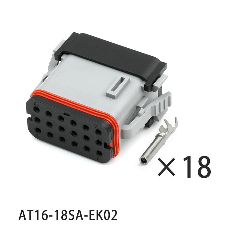 AT16-18SA-EK02 Is Suitable for Automotive Waterproof Wire Harness Connector 18-hole Plug Automotive Connector Terminal Belt Term