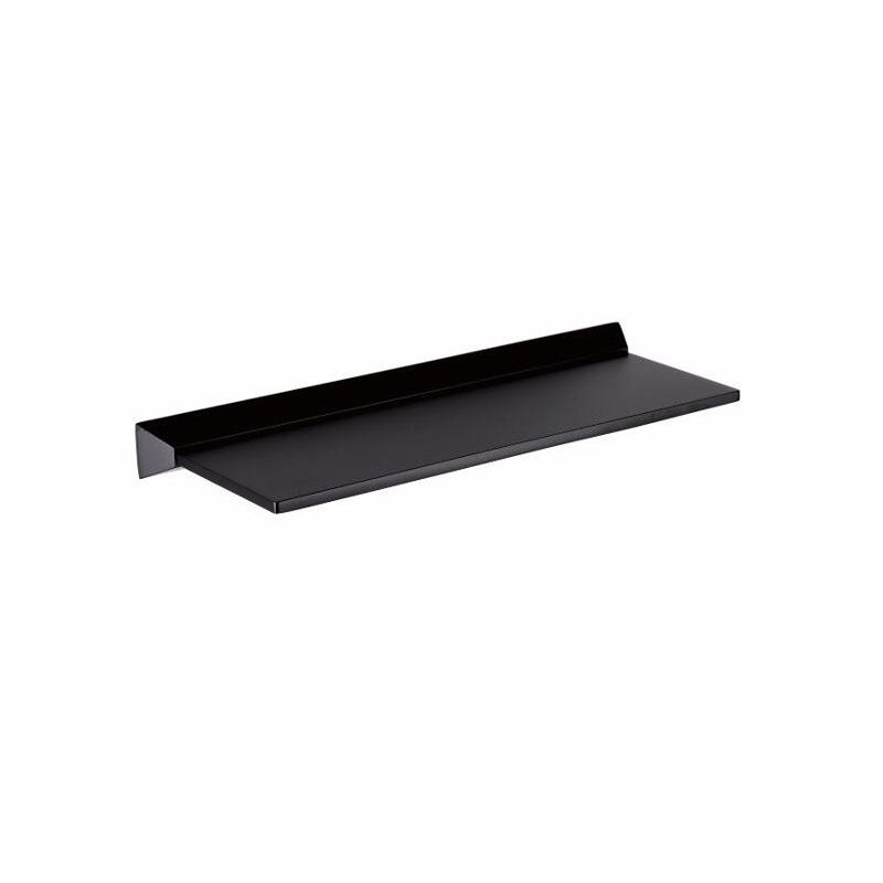 Modern Wall Mount Brass Material Matte Black Bathroom Shower Shelf