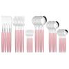 New 36Pcs Mint Gold Cutlery Set Western Silverware Stainless Steel Dinnerware Knife Fork Spoon Tableware Flatware Kitchen Wedding Accessories