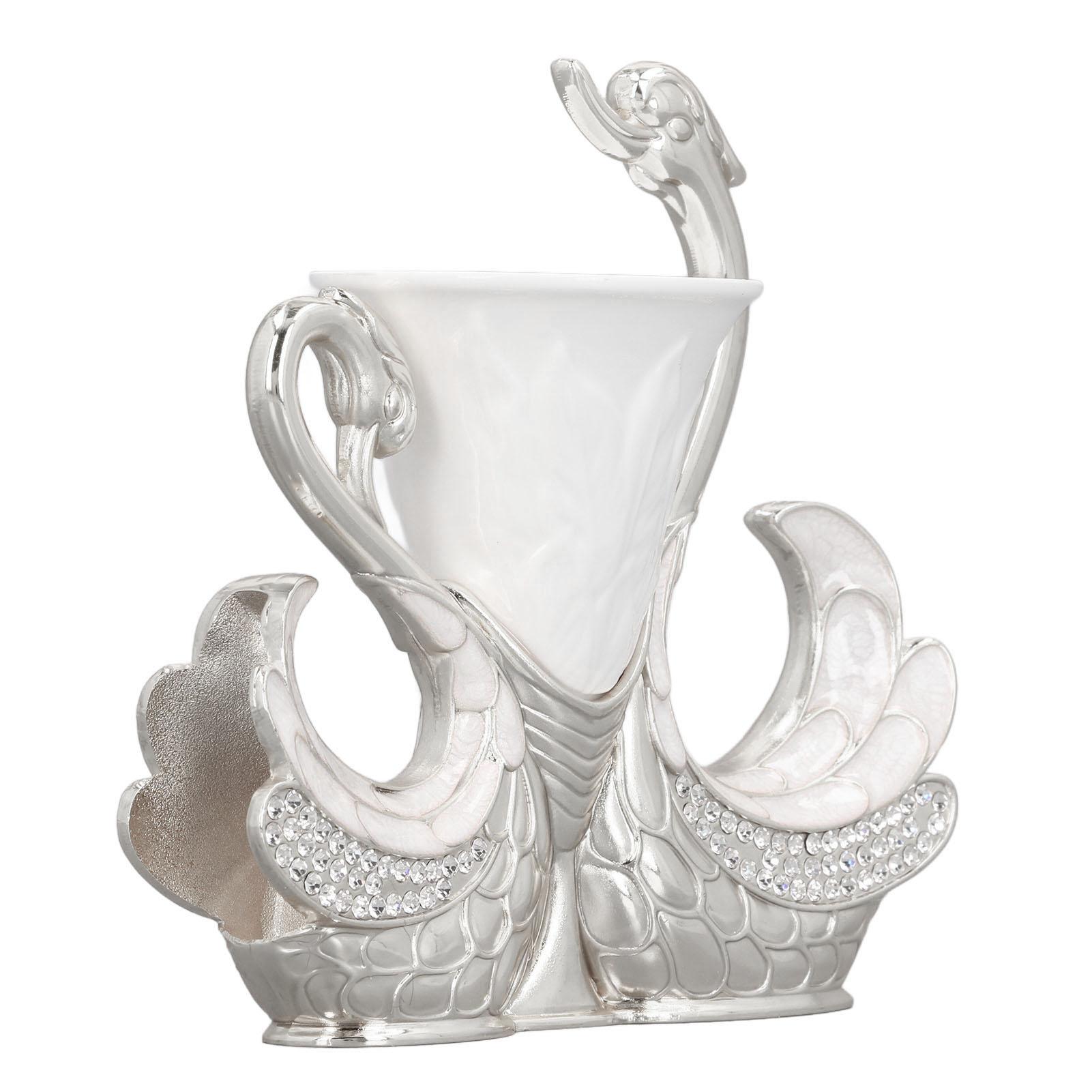 

Shape Dinnerware Set Light Luxury Exquisite Elegant Shape Spoon Holder with 6 Spoons for Coffee Fruits Desserts