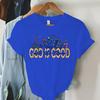 God Is Good All The Time Graphic T Shirt Women Vintage Boho Religious Christian TShirts Retro Aesthetic Jesus Tshirts Faith Top