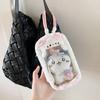 INS Style Kawaii Cartoon Puppy Cat Shape Portability Toy Bag Girl with Pendant Bar Cartoon Backpack Student out Display Bag