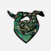 53cm Brand Square Scarf Woman 2024 Design Flowers Birds Silk Women Scarf Bandana Luxury Headband Hijab Neckerchief