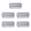 5Pcs Storage Tins Empty Tin Containers Box for