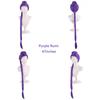 Anime Rumi Mila Zoe Cosplay Synthetic Hair Double Bun Suitable for Women's Daily Wear Party Role Play Heat Resistant Fiber Wig