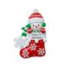Festive Christmas Tree Hanging Ornaments Featuring Colorful Resin Snowman Gifts For Holiday Spirit