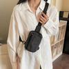 Waterproof Nylon Chest Bag Korean Style Nylon Crossbody Bag Plaid Waist Bag  Outdoor