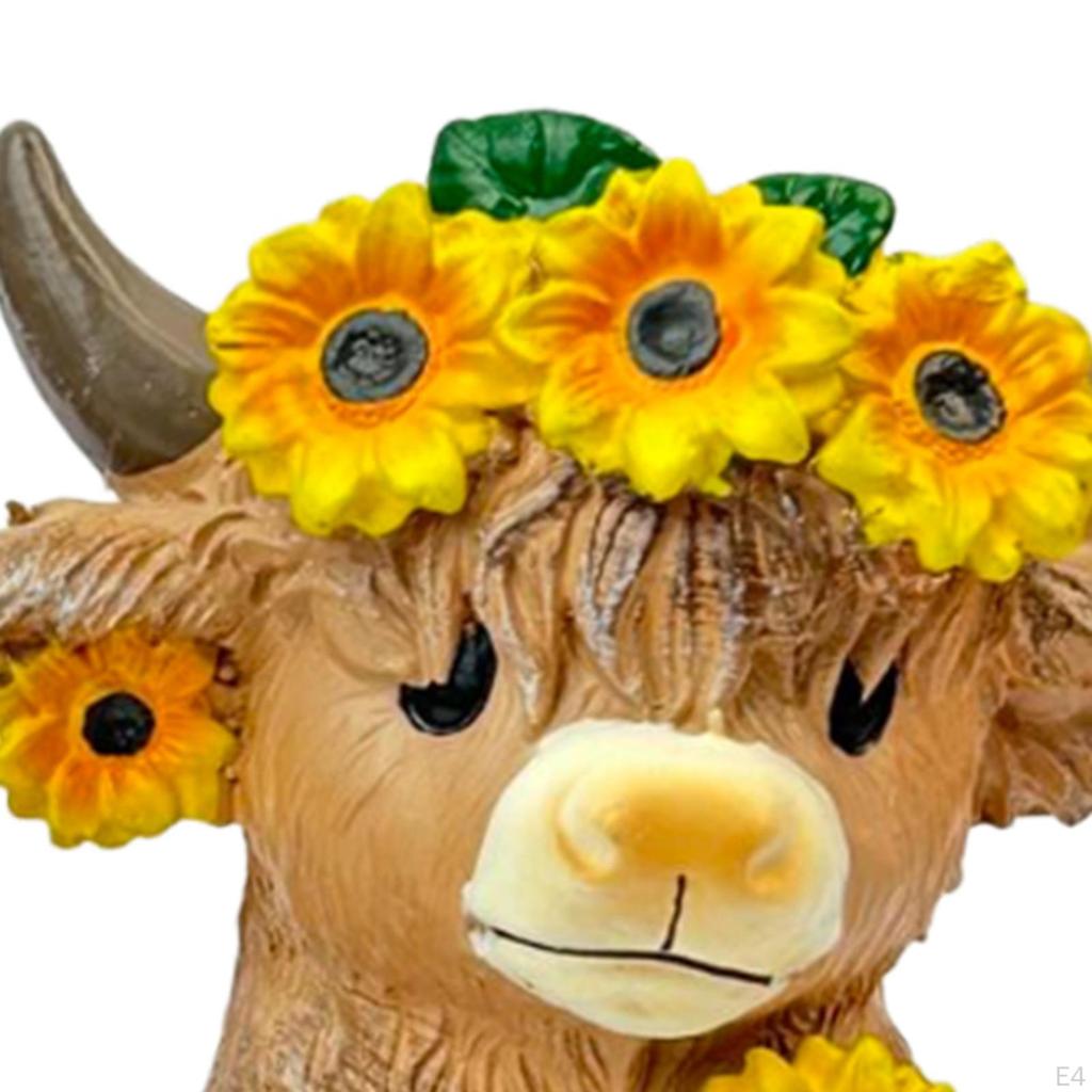 Calf Figurine Flower Pot for Home Decor And Gardening