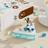 Lego-Compatible Birthday Cake Building Set: Swiss Roll Toy for Kids - Perfect June 1st Gift